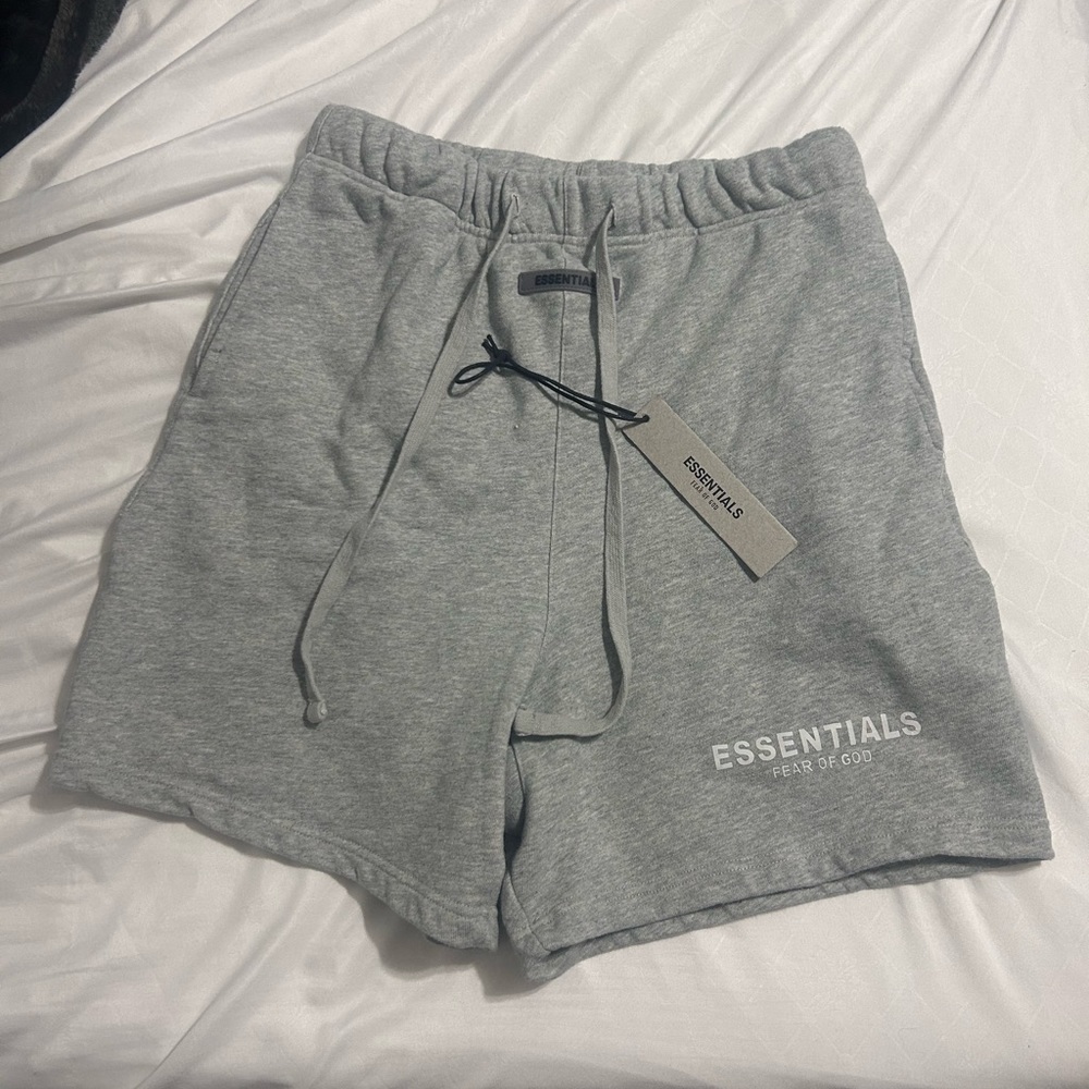 Grey Essentials FOG shorts. Large. Brand new with tags and packaging.